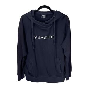 CHARLES RIVER APPAREL "SEASIDE" Hoodie UNISEX Navy Blue Size MEDIUM